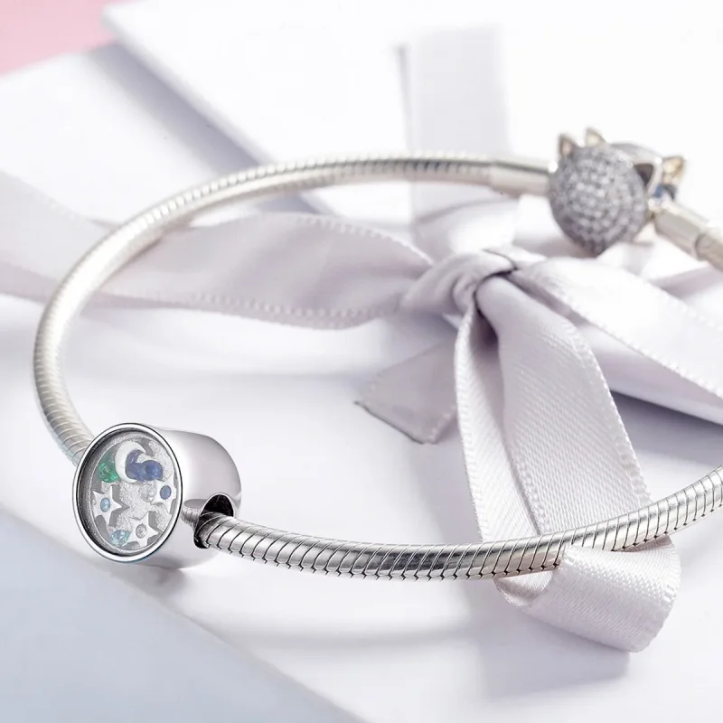 (kép) PANDORA típusú csillagos égbolt charm - BSC042 - Megtekintés 2