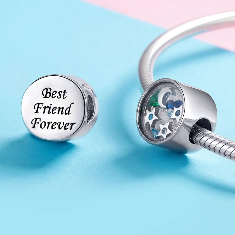(kép) PANDORA típusú csillagos égbolt charm - BSC042 - Megtekintés 3