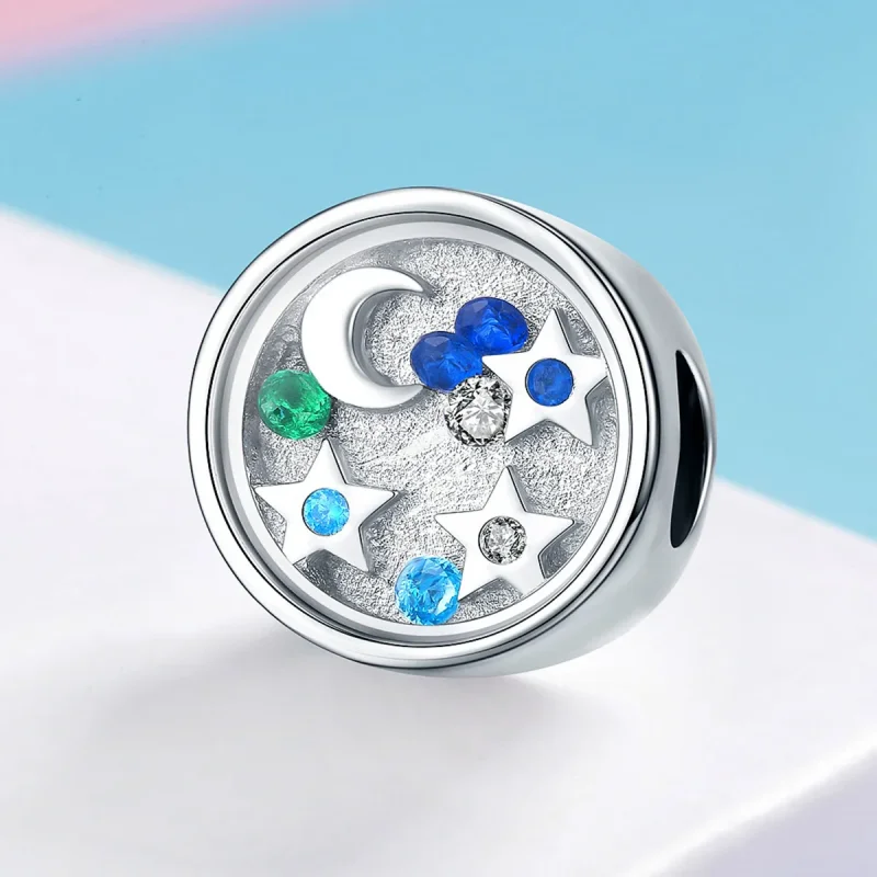 (kép) PANDORA típusú csillagos égbolt charm - BSC042 - Megtekintés 4