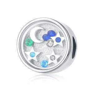 (kép) PANDORA típusú csillagos égbolt charm - BSC042