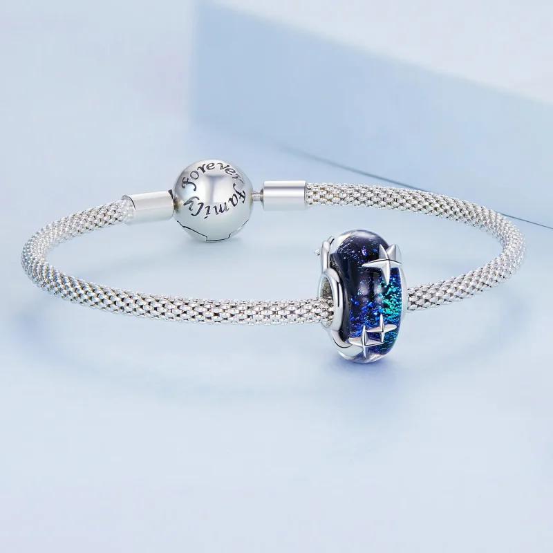 (kép) PANDORA típusú Csillagos égi üveg Charm - BSC682 - Megtekintés 5