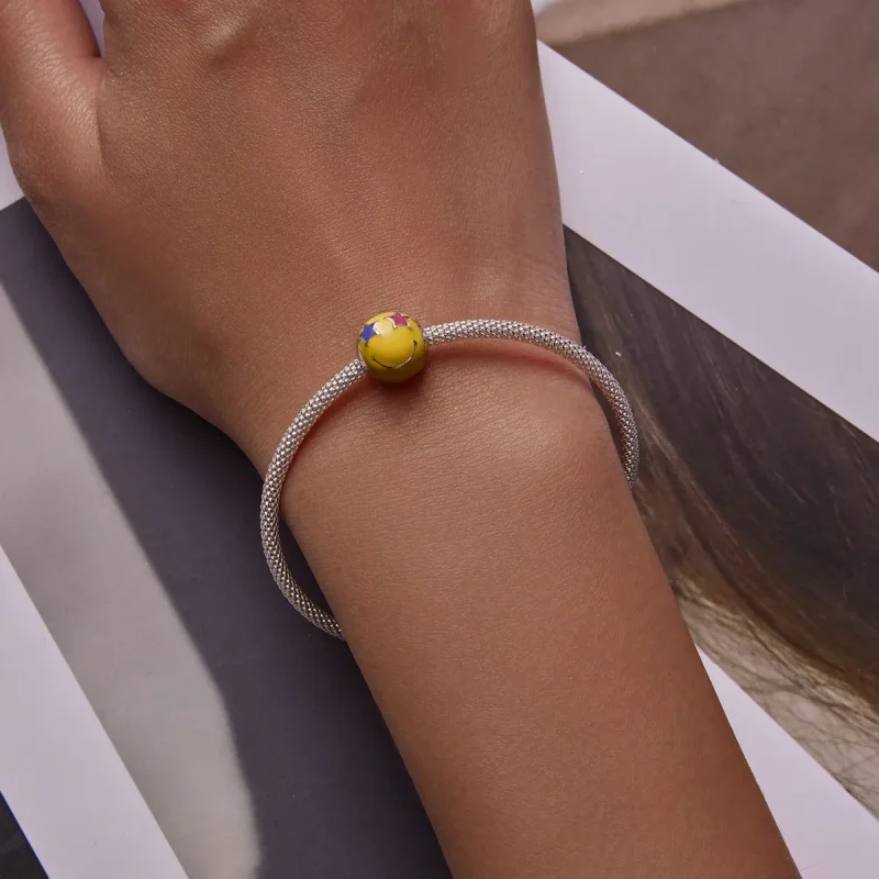 (kép) PANDORA típusú Csillagszem Smiley Charm - SCC2190 - Megtekintés 5