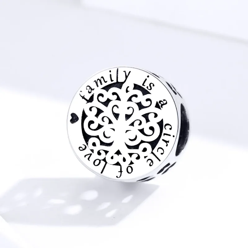 (kép) PANDORA típusú csillogó családfa charm - SCC1324 - Megtekintés 2