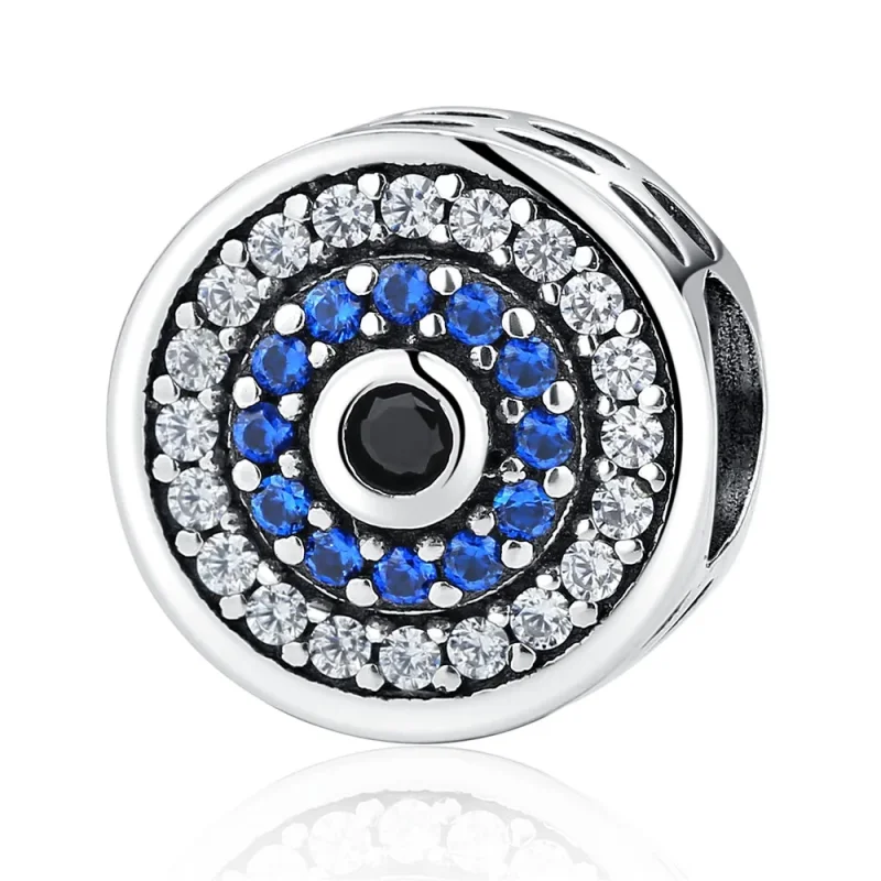 (kép) PANDORA típusú csillogó szem charm - SCC092