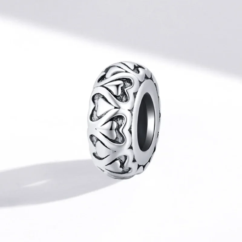 (kép) PANDORA típusú Csipke szerelem spacer charm - SCC1949 - Megtekintés 2