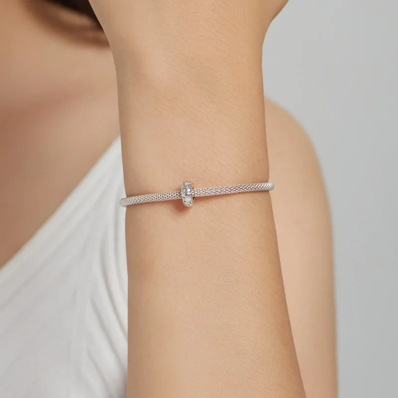 (kép) PANDORA típusú Csipke szerelem spacer charm - SCC1949 - Megtekintés 5
