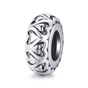 (kép) PANDORA típusú Csipke szerelem spacer charm - SCC1949
