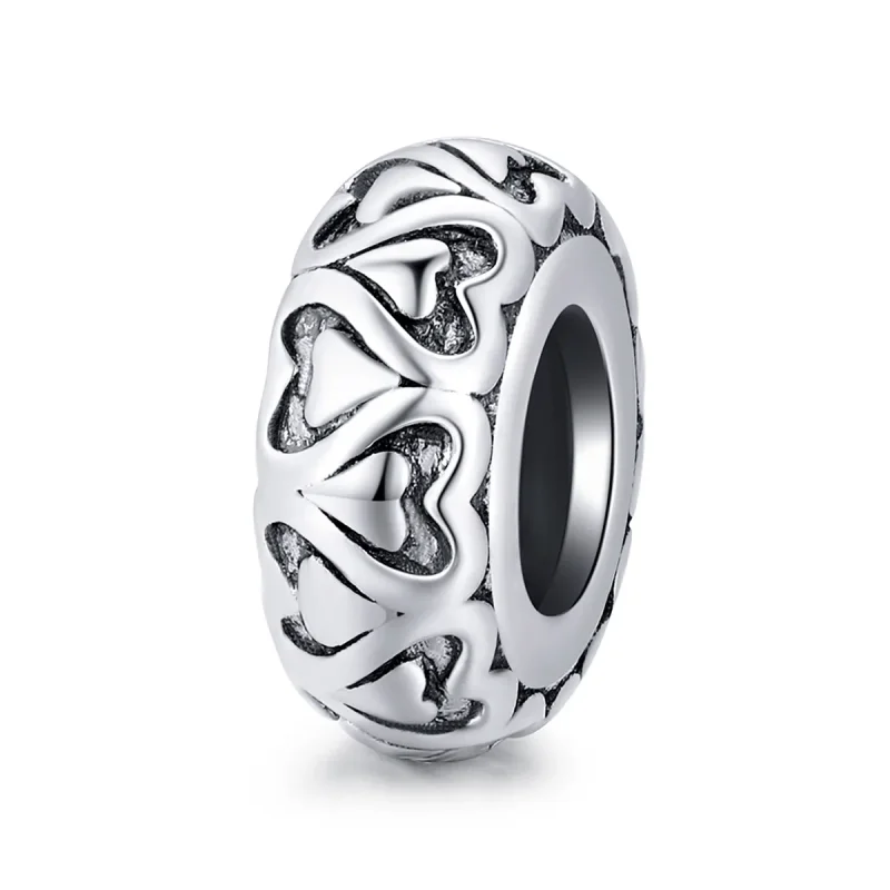 (kép) PANDORA típusú Csipke szerelem spacer charm - SCC1949