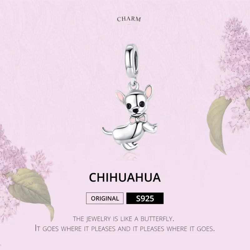 (kép) PANDORA típusú csivava függő charm - SCC1317 - Megtekintés 2