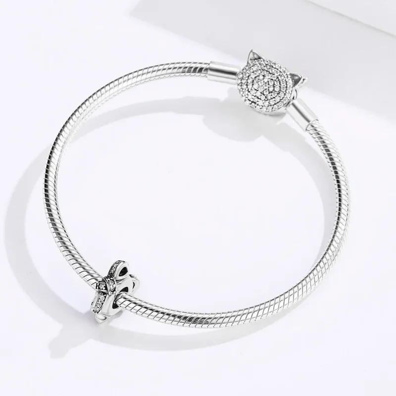 (kép) PANDORA típusú csomó spacer charm - SCC1234 - Megtekintés 3
