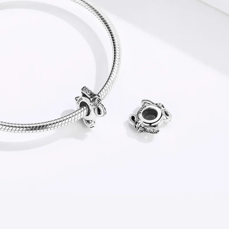 (kép) PANDORA típusú csomó spacer charm - SCC1234 - Megtekintés 4