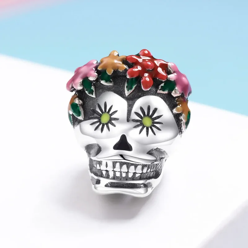(kép) PANDORA típusú cukorkoponya charm - SCC888 - Megtekintés 2
