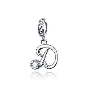 PANDORA típusú d betű függő charm - SCC1183-D (kép) PANDORA típusú d betű függő charm - SCC1183-D