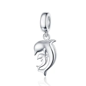 (kép) PANDORA típusú delfin függő charm - SCC1206