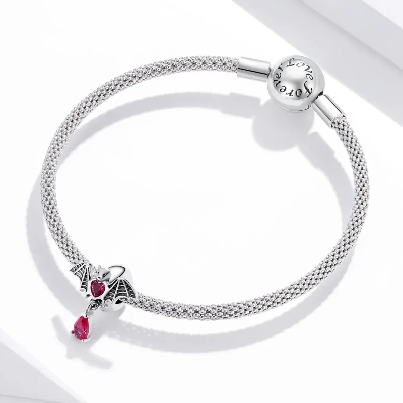 (kép) PANDORA típusú denevér charm - SCC1779 - Megtekintés 3