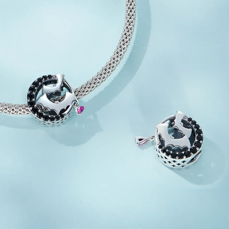 (kép) PANDORA típusú Denevér Charm - SCC2392 - Megtekintés 4
