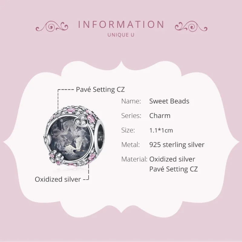 (kép) PANDORA típusú édes charm - SCC1809 - Megtekintés 6