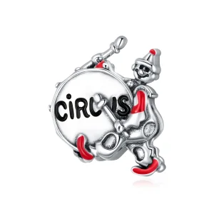 (kép) PANDORA típusú Dob bohóc Charm - SCC1658