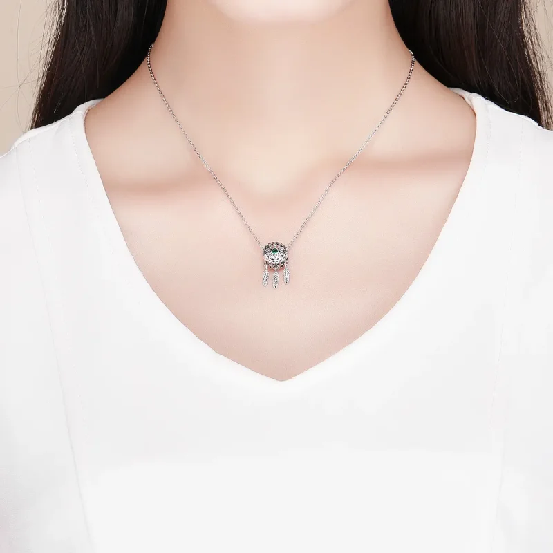 (kép) PANDORA típusú dreamcatcher charm - SCC893 - Megtekintés 5