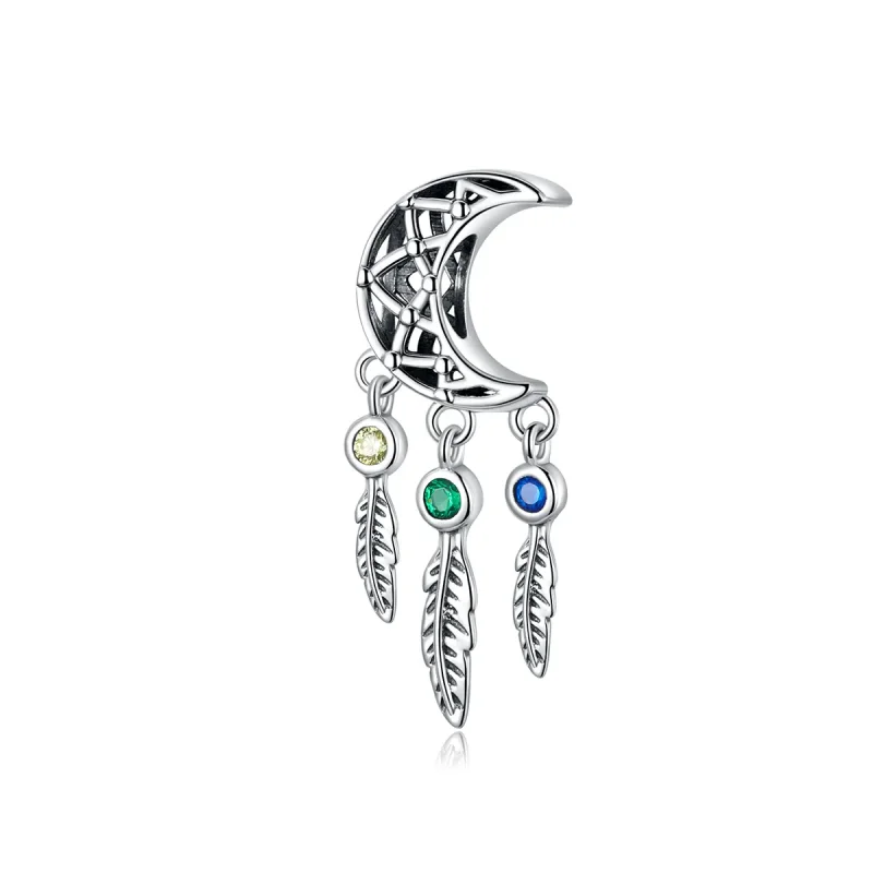 (kép) PANDORA típusú dreamcatcher függő charm - SCC1232