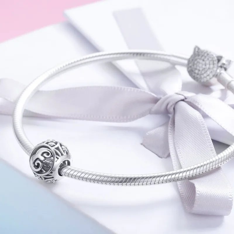 (kép) PANDORA típusú E-betű Charm - SCC738-E - Megtekintés 4