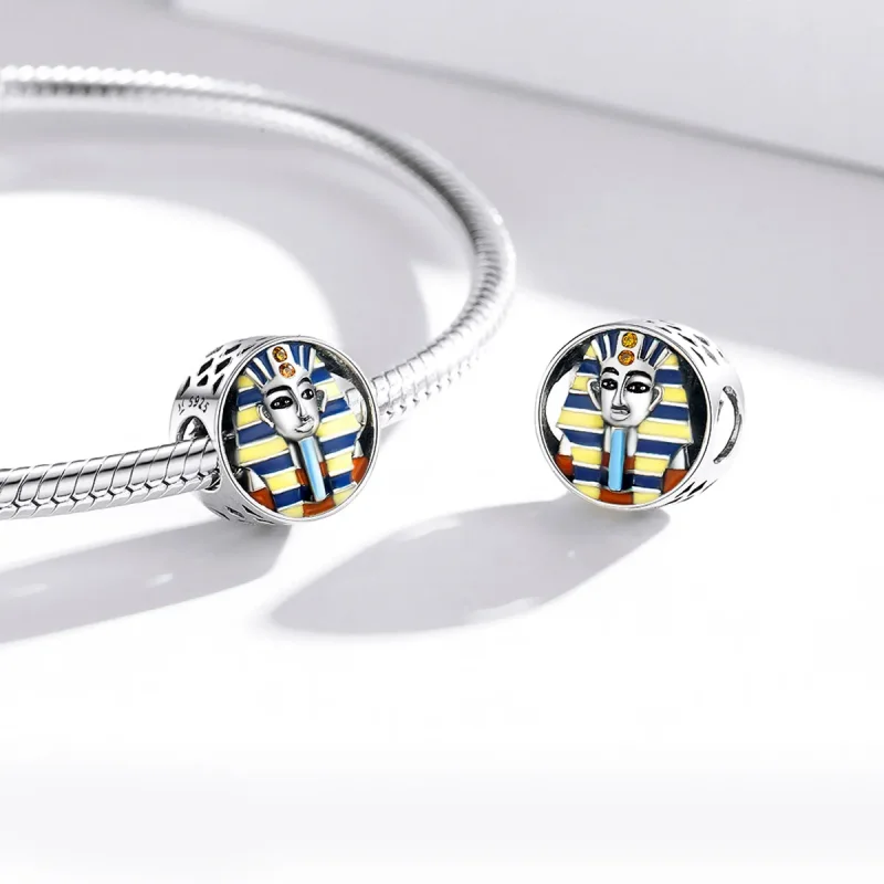 (kép) PANDORA típusú egyiptom - fáraó charm - SCC1858 - Megtekintés 4