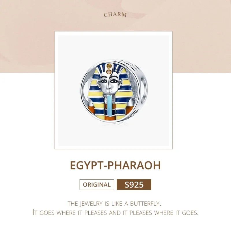(kép) PANDORA típusú egyiptom - fáraó charm - SCC1858 - Megtekintés 5