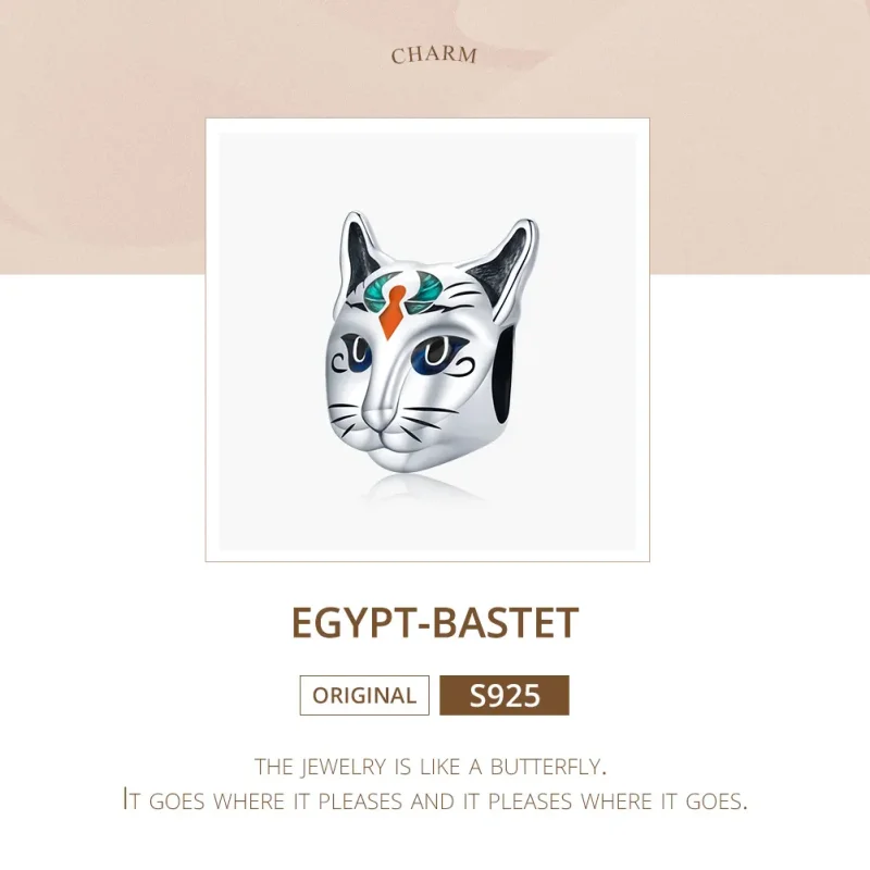 (kép) PANDORA típusú egyiptom - macskaisten bastet charm - SCC1859 - Megtekintés 6
