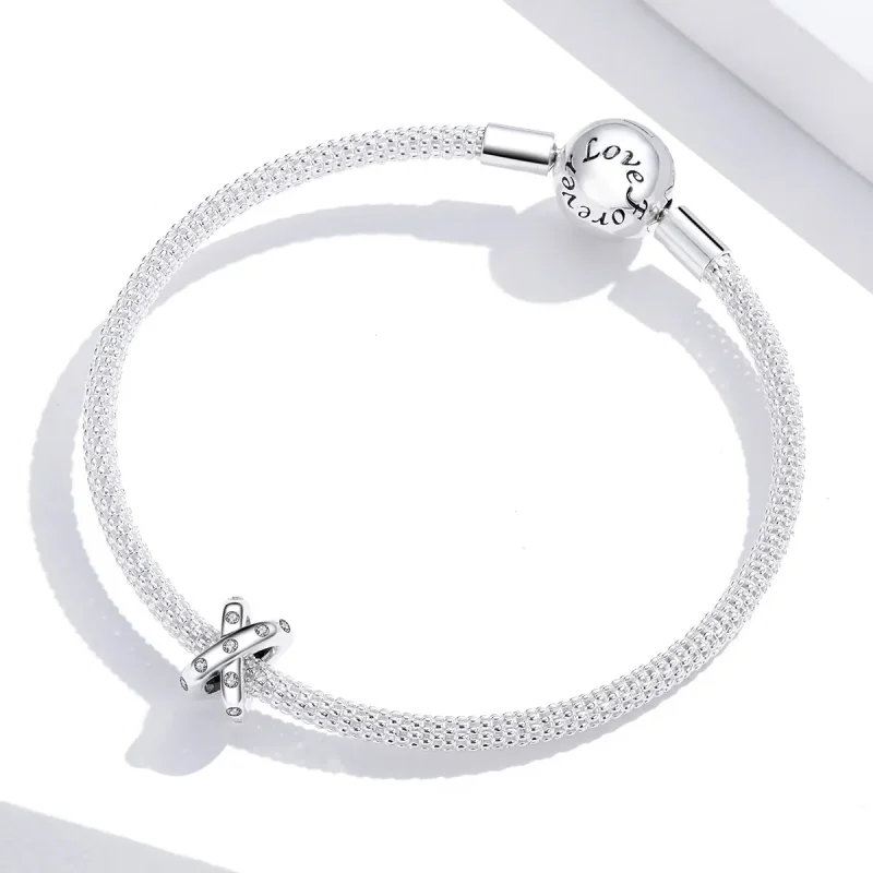 (kép) PANDORA típusú egyszerű geometria charm - SCC1515 - Megtekintés 4