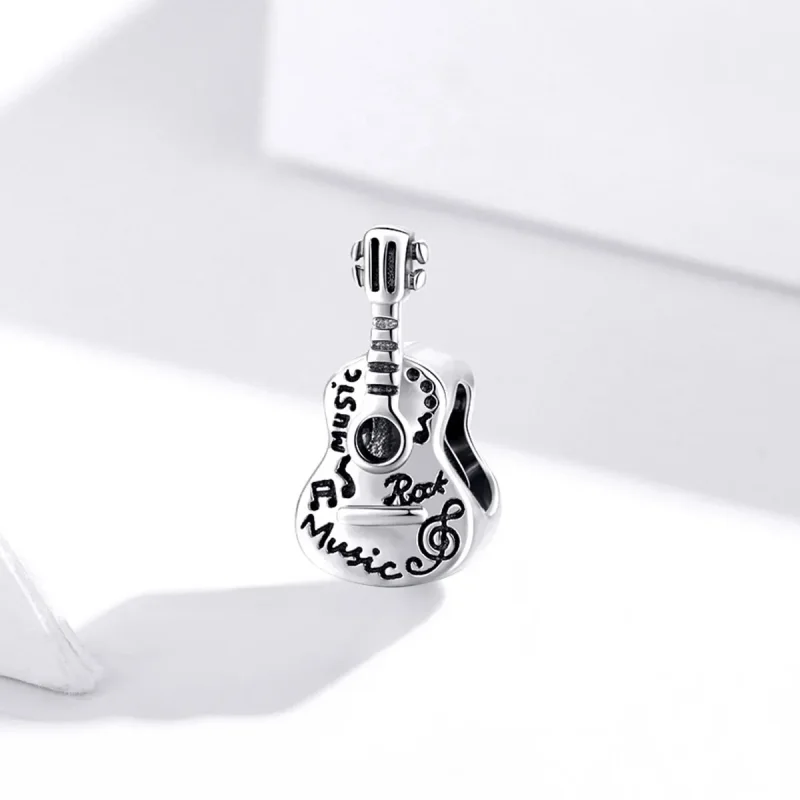 (kép) PANDORA típusú egyszerű gitár charm - SCC1708 - Megtekintés 2