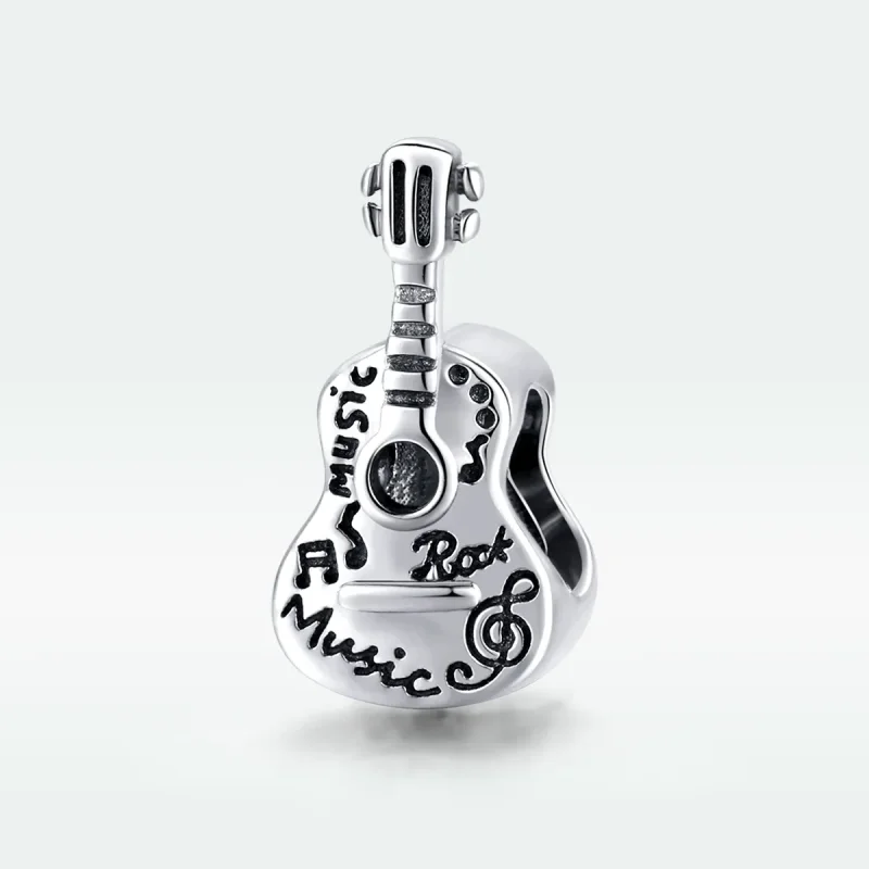 (kép) PANDORA típusú egyszerű gitár charm - SCC1708 - Megtekintés 5