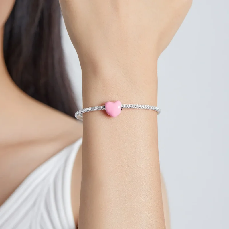 (kép) PANDORA típusú Egyszerű szerelem Charm - SCC1986-PK - Megtekintés 5