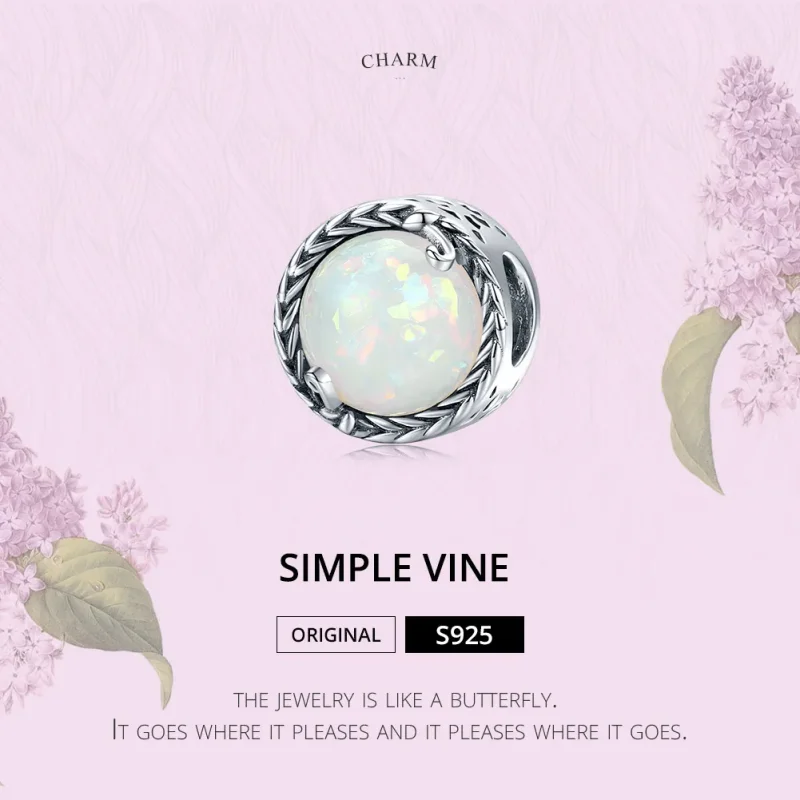 (kép) PANDORA típusú egyszerű szőlő charm - SCC1576 - Megtekintés 6