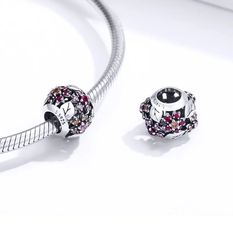 (kép) PANDORA típusú elegáns cseresznyevirág charm - SCC1446 - Megtekintés 4