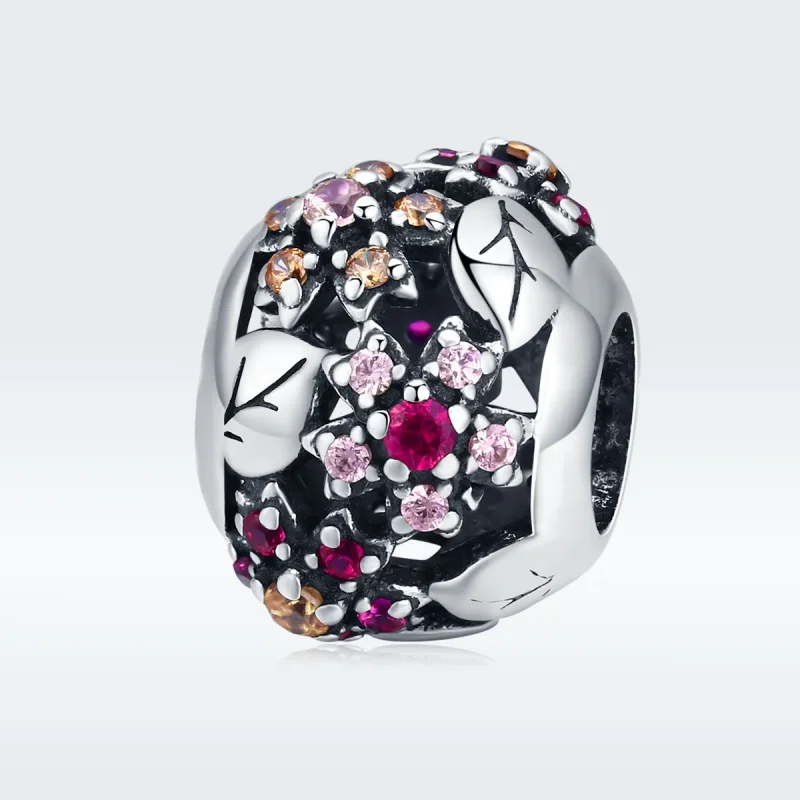 (kép) PANDORA típusú elegáns cseresznyevirág charm - SCC1446 - Megtekintés 5