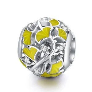 PANDORA típusú elegáns ginkgo levelek charm - BSC334 (kép) PANDORA típusú elegáns ginkgo levelek charm - BSC334