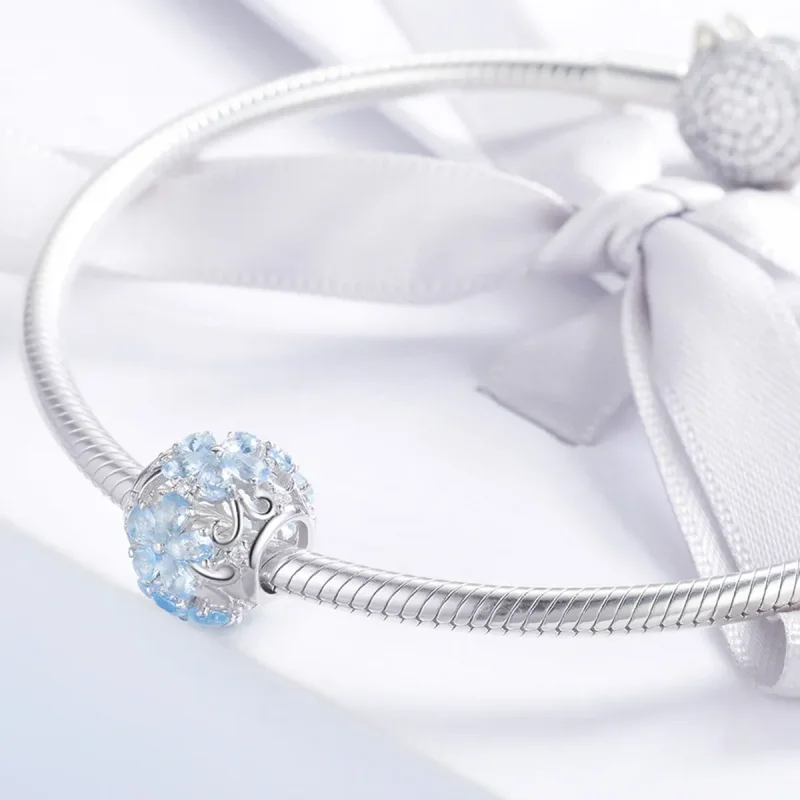 (kép) PANDORA típusú elegáns hópelyhek charm - SCC941 - Megtekintés 3