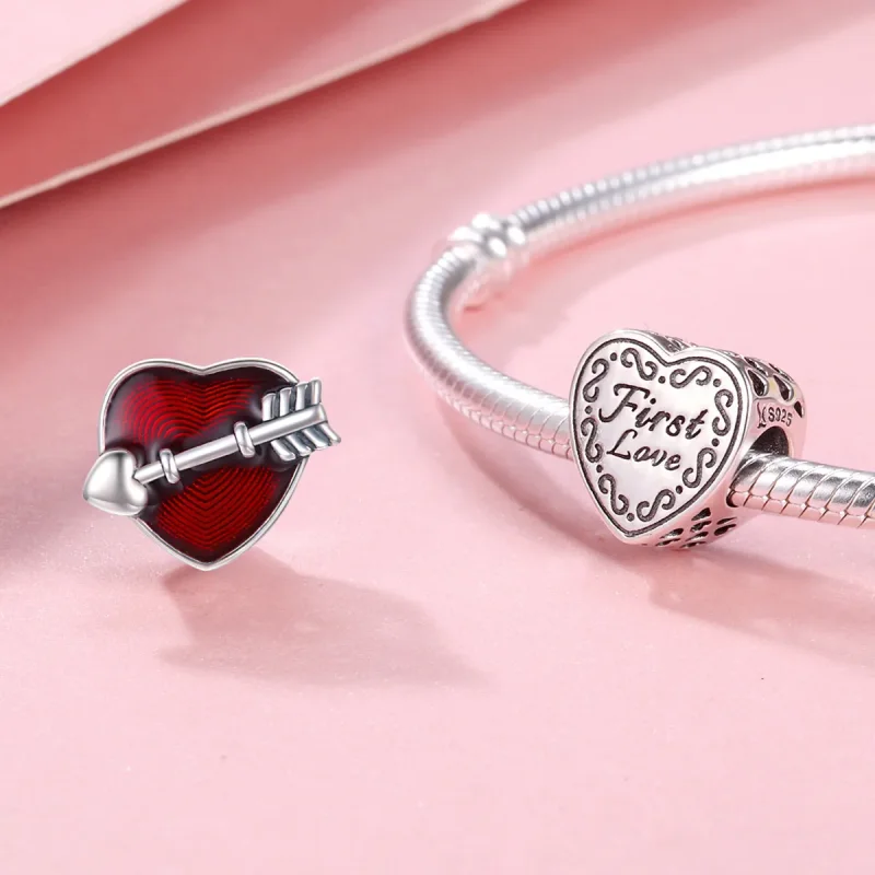 (kép) PANDORA típusú első szerelem valentin napi charm - SCC480 - Megtekintés 6