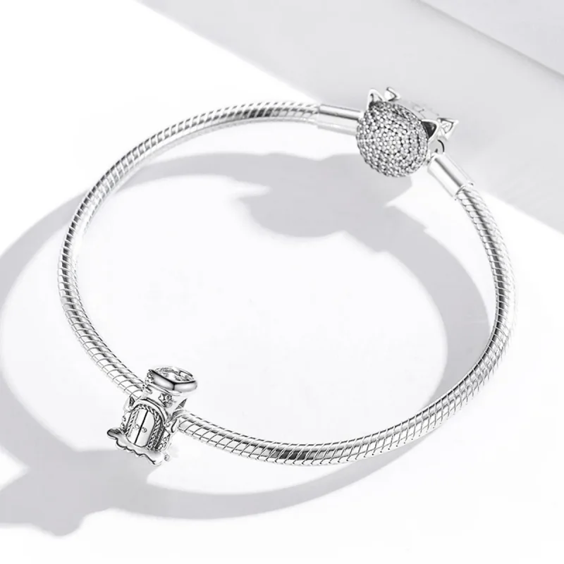 (kép) PANDORA típusú erdei kastély charm - SCC1866 - Megtekintés 3
