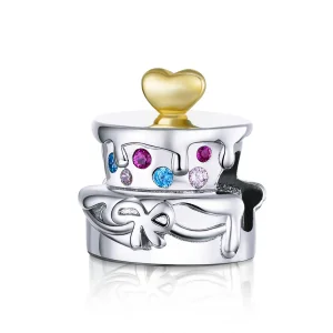 (kép) PANDORA típusú esküvői torta charm - BSC267