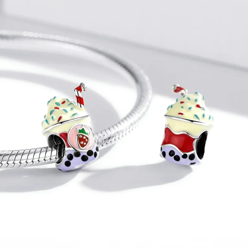 (kép) PANDORA típusú Fagylalt tej tea Charm - SCC1947 - Megtekintés 3