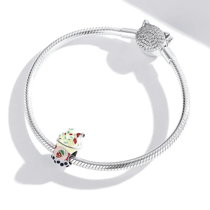 (kép) PANDORA típusú Fagylalt tej tea Charm - SCC1947 - Megtekintés 4