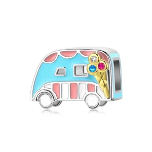 PANDORA típusú fagylaltkocsi charm - BSC163 (kép) PANDORA típusú fagylaltkocsi charm - BSC163