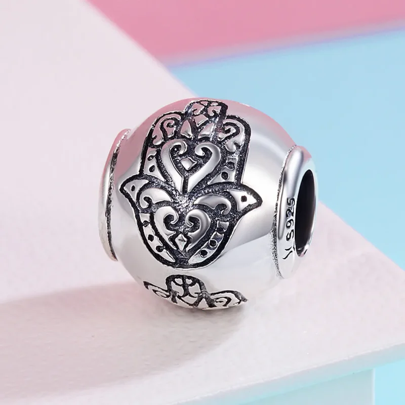(kép) PANDORA típusú fatima keze charm - SCC306 - Megtekintés 4