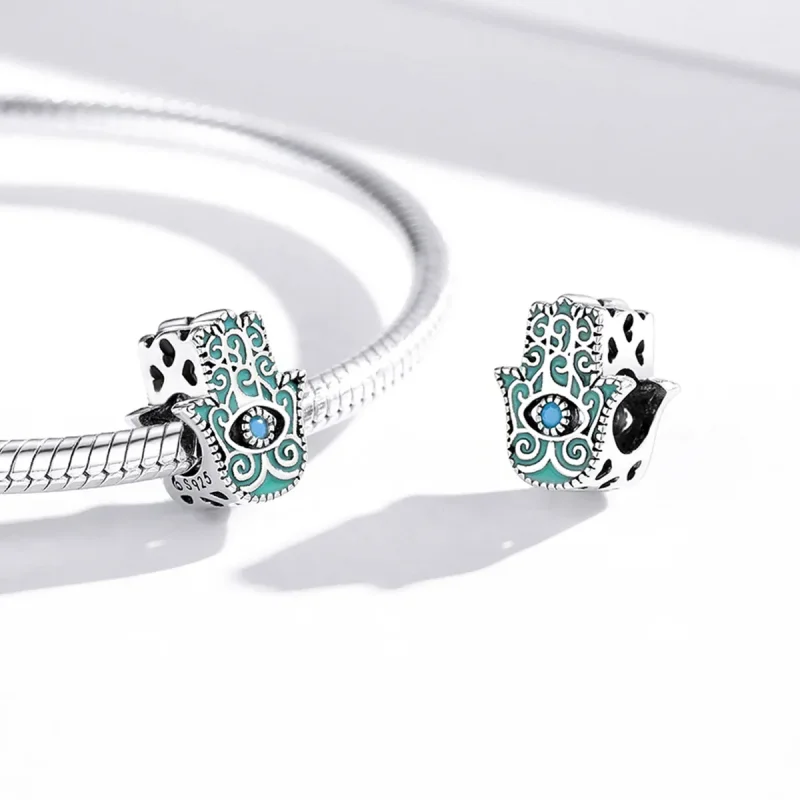 (kép) PANDORA típusú Fatima szeme Charm - BSC510 - Megtekintés 3