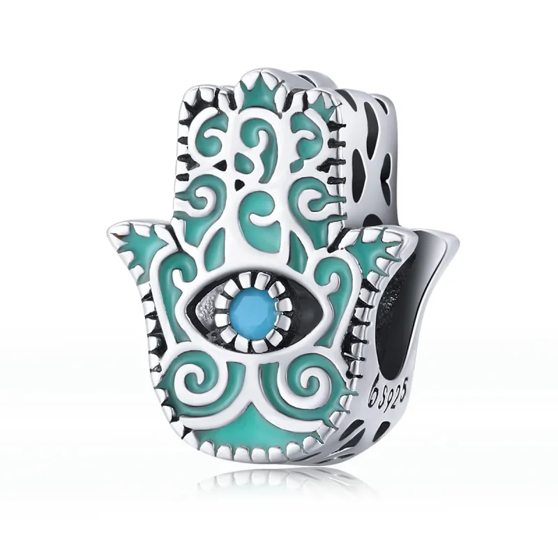 (kép) PANDORA típusú Fatima szeme Charm - BSC510