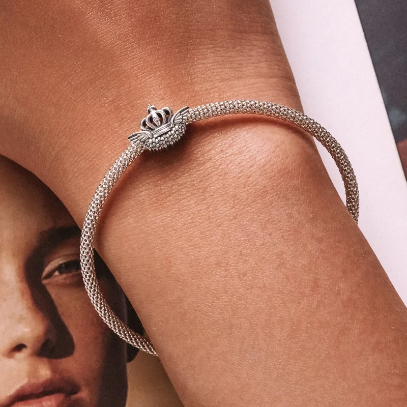 (kép) PANDORA típusú Finom korona Charm - SCC2260 - Megtekintés 6