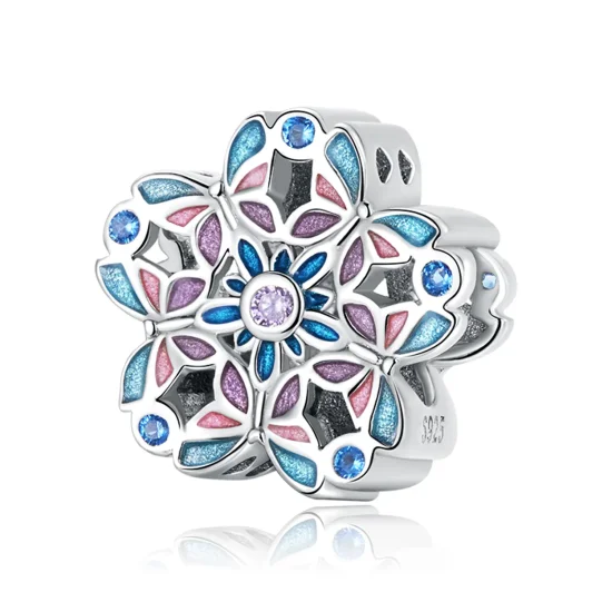 (kép) PANDORA típusú Finom pillangó Charm - SCC2252