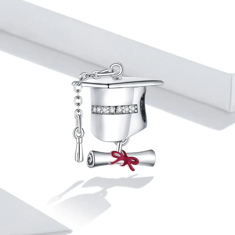 (kép) PANDORA típusú főiskolai érettségi sapka charm - BSC357 - Megtekintés 2
