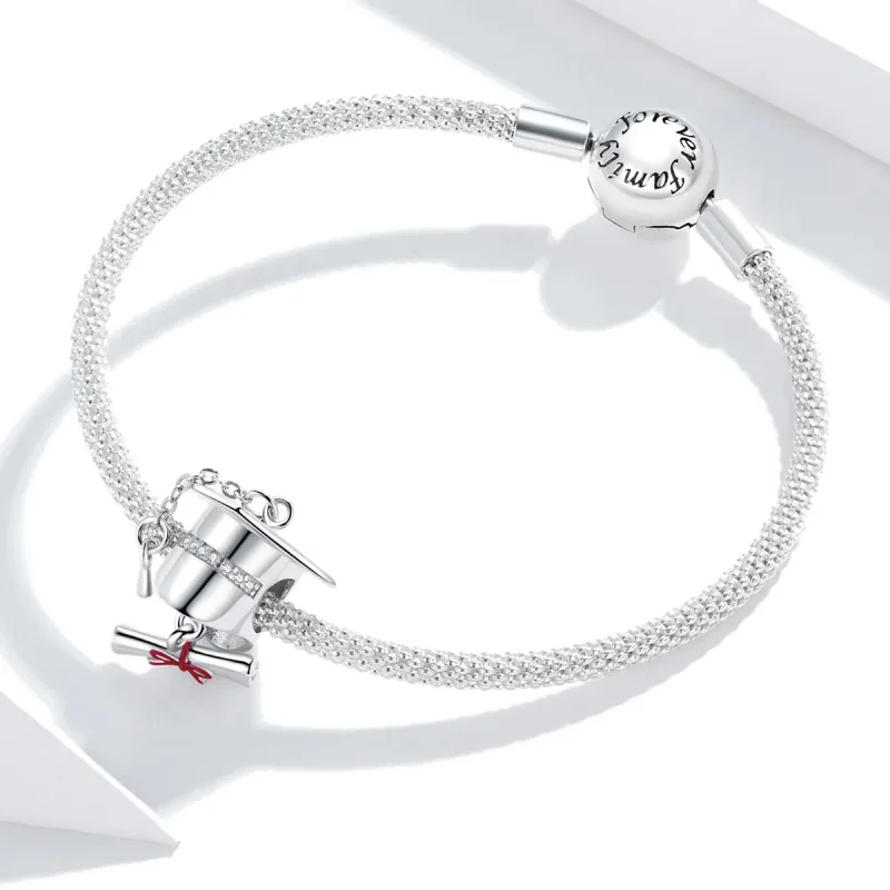 (kép) PANDORA típusú főiskolai érettségi sapka charm - BSC357 - Megtekintés 3